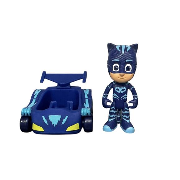 Disney Other - PJ Masks Catboy 3.5” Action Figure & Cat Car Vehicle Disney Jr.